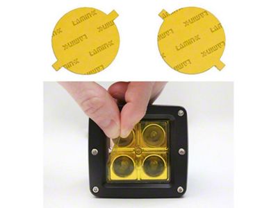 Lamin-X Fog Light Tint Covers; Yellow (05-11 Tacoma)