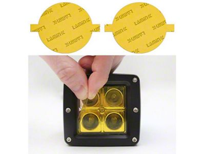 Lamin-X Fog Light Tint Covers; Yellow (16-23 Tacoma SR5)
