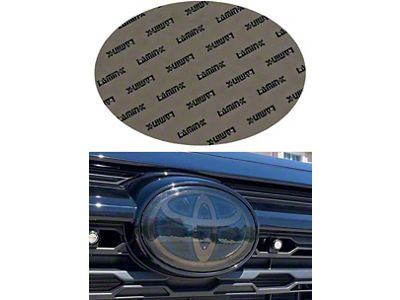 Lamin-X Front Emblem Cover; Tinted (16-23 Tacoma)