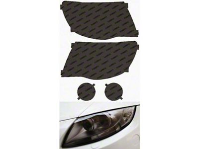 Lamin-X Headlight Tint Covers; Gunsmoke (05-11 Tacoma)