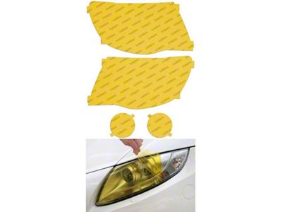 Lamin-X Headlight Tint Covers; Yellow (05-11 Tacoma)