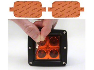 Lamin-X Rigid Industries Fog Light Tint Covers; Amber (16-23 Tacoma TRD)