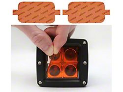 Lamin-X Rigid Industries Fog Light Tint Covers; Amber (16-23 Tacoma TRD)