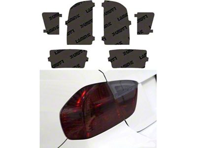 Lamin-X Tail Light Tint Covers; Gunsmoke (16-23 Tacoma)