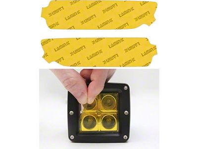 Lamin-X Fog Light Tint Covers; Yellow (20-24 Titan)