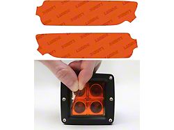 Lamin-X Fog Light Tint Covers; Amber (20-24 Titan XD)