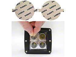 Lamin-X Fog Light Tint Covers; Clear (16-19 Titan XD)