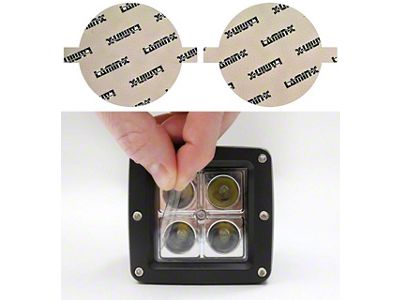 Lamin-X Fog Light Tint Covers; Clear (16-19 Titan XD)