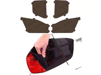 Lamin-X Tail Light Tint Covers; Charcoal (20-24 Titan XD w/ Factory Halogen Tail Lights)