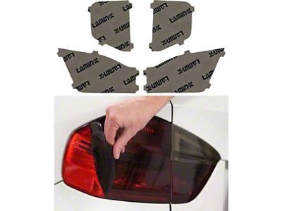 Lamin-X Tail Light Tint Covers; Smoked (20-24 Titan XD w/ Factory Halogen Tail Lights)