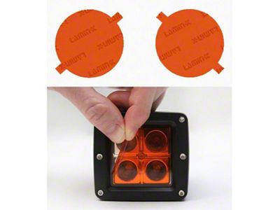 Lamin-X Fog Light Tint Covers; Amber (07-09 Tundra)
