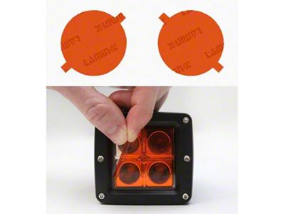 Lamin-X Fog Light Tint Covers; Amber (10-13 Tundra)