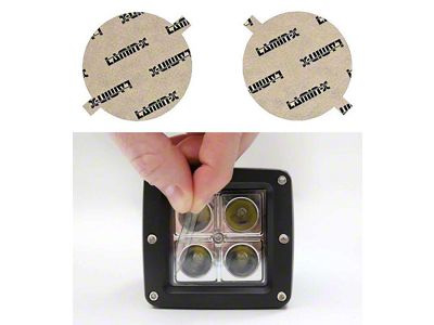 Lamin-X Fog Light Tint Covers; Clear (07-09 Tundra)