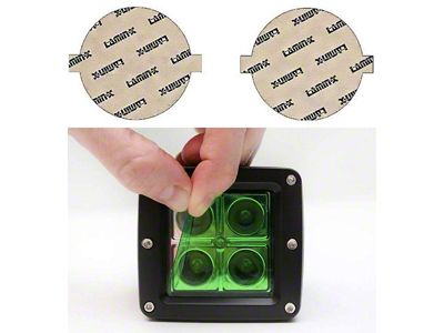 Lamin-X Fog Light Tint Covers; Green (14-21 Tundra)