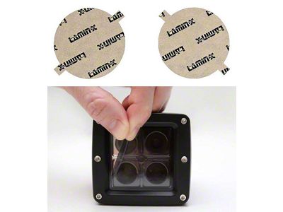 Lamin-X Fog Light Tint Covers; Gunsmoke (07-09 Tundra)