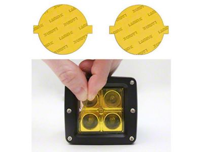 Lamin-X Fog Light Tint Covers; Yellow (14-21 Tundra)
