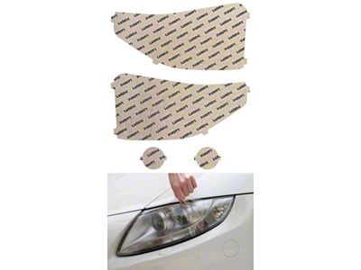 Lamin-X Headlight Tint Covers; Clear (14-21 Tundra)