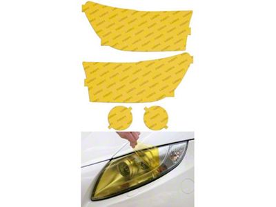 Lamin-X Headlight Tint Covers; Yellow (07-09 Tundra)