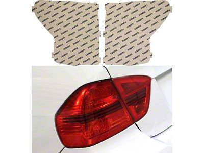 Lamin-X Tail Light Tint Covers; Red (07-09 Tundra)