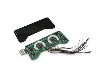 LED Digital Gauge Panel; Green (97-06 Jeep Wrangler TJ)