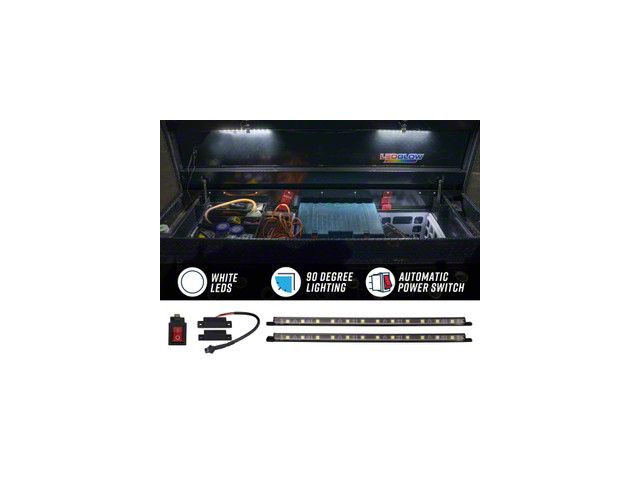 LEDGlow Tundra Truck Tool Box Lighting Kit LU-TK-TBX-2 (Universal; Some ...