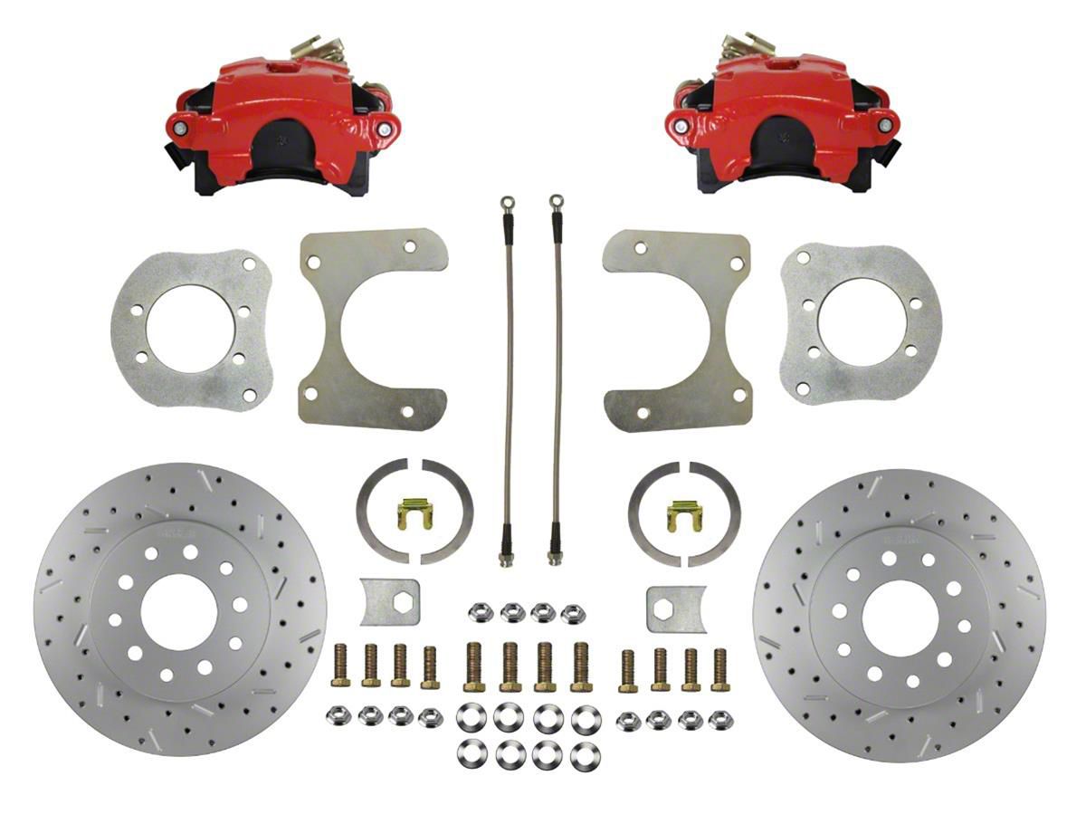 LEED Brakes Jeep Cherokee Rear Disc Brake Conversion Kit with MaxGrip