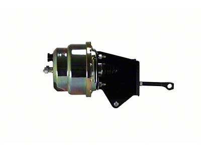 LEED Brakes 7-Inch Dual Power Brake Booster with Bracket; Zinc Finish (76-86 Jeep CJ7)