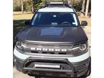 LensunSolar Hood Solar Panel Complete Kit; 65-Watt (21-25 Bronco Sport)