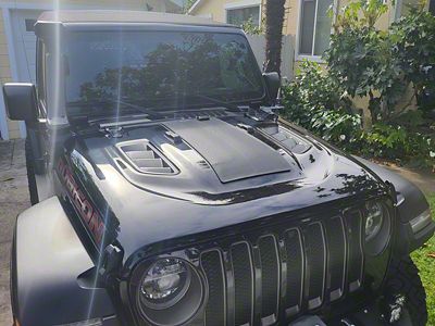 LensunSolar Hood Solar Panel Complete Kit; 50-Watt (20-25 Jeep Gladiator JT Launch Edition, Rubicon)