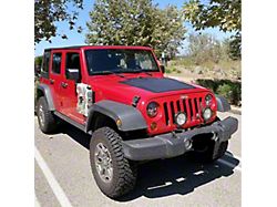 LensunSolar Hood Solar Panel Complete Kit; 105-Watt (07-18 Jeep Wrangler JK)
