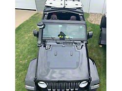 LensunSolar Hood Solar Panel Complete Kit; 90-Watt (18-25 Jeep Wrangler JL, Excluding Rubicon 392)