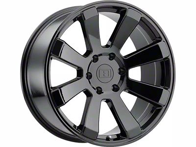 Level 8 Wheels Enforcer Gloss Black 6-Lug Wheel; 17x8.5; -24mm Offset (24-25 Tacoma)