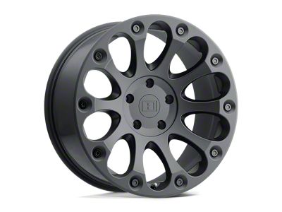 Level 8 Wheels Impact Matte Black Wheel; 17x8.5; -24mm Offset (97-06 Jeep Wrangler TJ)