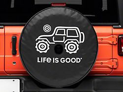 Life is Good Native Off-Road Spare Tire Cover with Camera Opening; 32-Inch Tire Cover (21-25 Bronco)