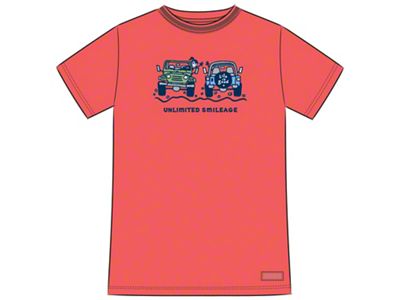 Life is Good Women's Jackie Unlimited Crusher-LITE T-Shirt; Orange