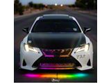 RGBW Grille LED Light Kit with Bluetooth Controller (Universal; Some Adaptation May Be Required)