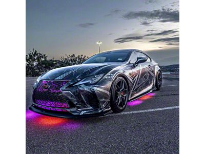 Flow Series Flexible Single Row Underbody LED Light Kit with Bluetooth Controller (Universal; Some Adaptation May Be Required)