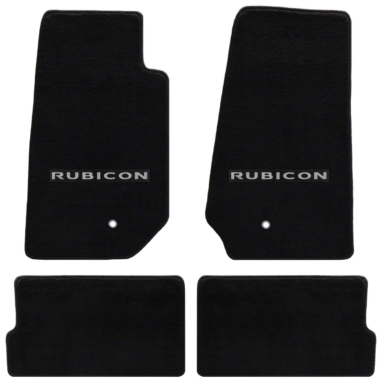 Lloyd Jeep Wrangler All-Weather Carpet Front and Rear Floor Mats with ...