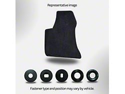 Lloyd Ultimat Front Floor Mats with Red Jeep Logo; Ebony (18-26 Jeep Wrangler JL, Excluding 4xe)