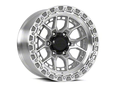 Lock Off-Road Commando Machine with Clear Coat 6-Lug Wheel; 20x10; 18mm Offset (04-15 Titan)
