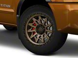 Lock Off-Road Lunatic Matte Bronze with Matte Black Ring 6-Lug Wheel; 20x9; 0mm Offset (04-15 Titan)