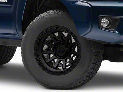 Lock Off-Road Lunatic Matte Black with Matte Black Ring 6-Lug Wheel; 17x9; -12mm Offset (05-15 Tacoma)