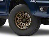 Lock Off-Road Lunatic Matte Bronze with Matte Black Ring 6-Lug Wheel; 17x9; 1mm Offset (05-15 Tacoma)