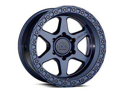 Lock Off-Road Olympus Matte Blue 6-Lug Wheel; 17x9; 12mm Offset (05-15 Tacoma)