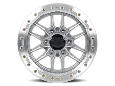 Lock Off-Road Krawler Machine with Clear Coat 6-Lug Wheel; 17x9; 0mm Offset (10-24 4Runner)