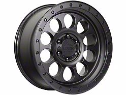 Lock Off-Road 50Cal Matte Black with Matte Black Ring 6-Lug Wheel; 17x9; 0mm Offset (10-24 4Runner)