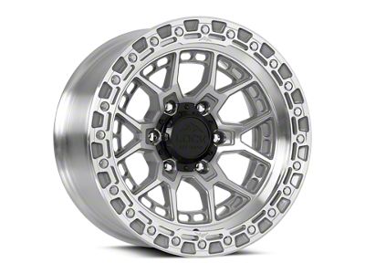 Lock Off-Road Commando Machine with Clear Coat 6-Lug Wheel; 20x10; 18mm Offset (16-23 Tacoma)