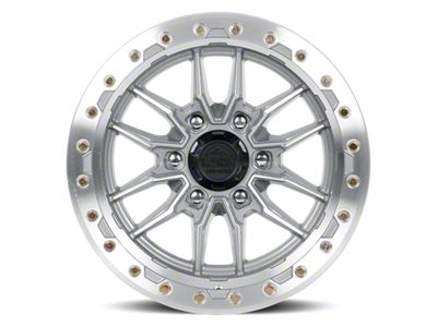 Lock Off-Road Krawler Machine with Clear Coat 6-Lug Wheel; 17x9; 0mm Offset (24-25 Tacoma)