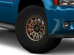 Lock Off-Road Lunatic Matte Bronze with Matte Black Ring 6-Lug Wheel; 17x9; 1mm Offset (25-26 4Runner)