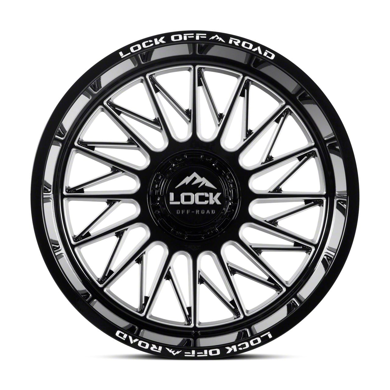 Lock Off-Road Toyota 4-Runner Assault Gloss Black Milled 6-Lug